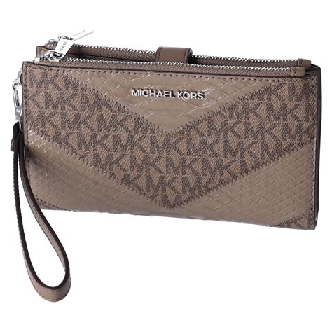 Michael Kors Jet Set Travel Large Double Zip Wallet MK 